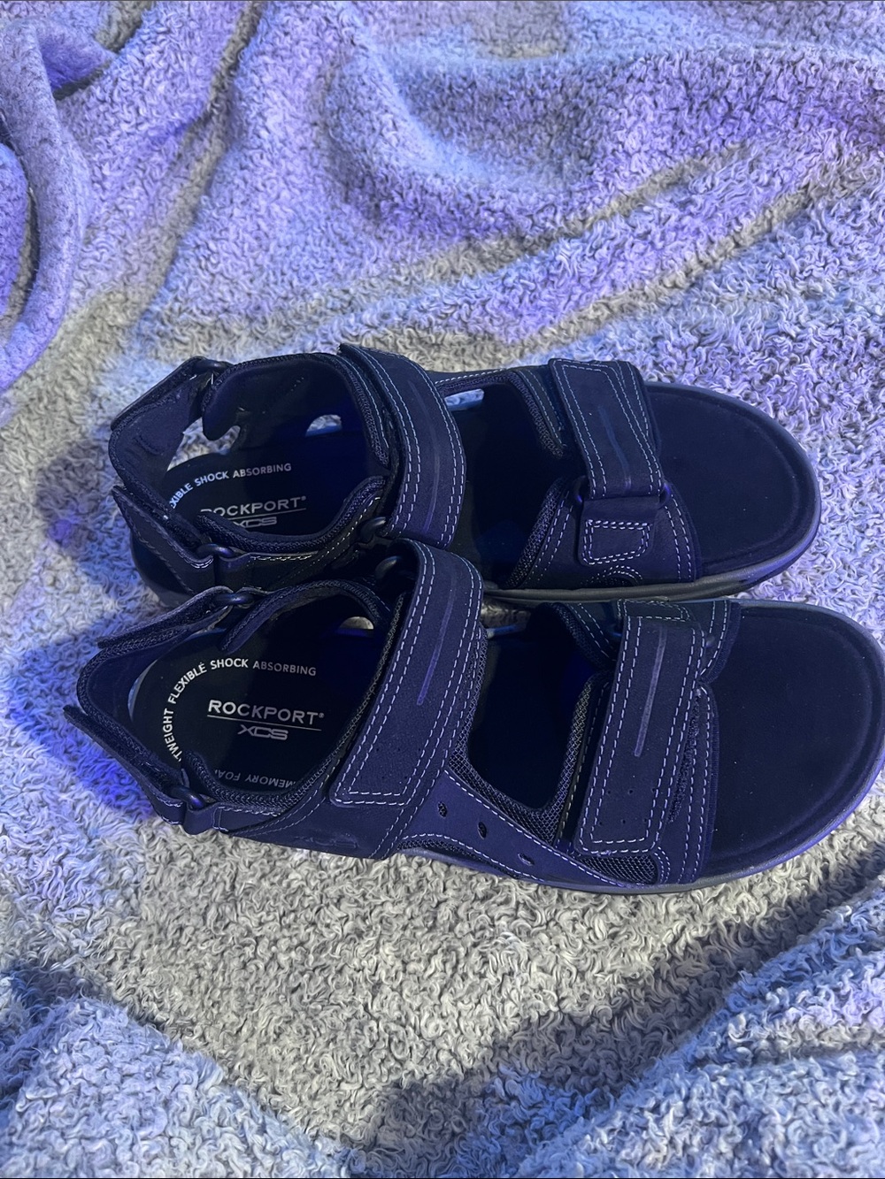 Rockport Black  Adjustable Strap  Men’s Sandals